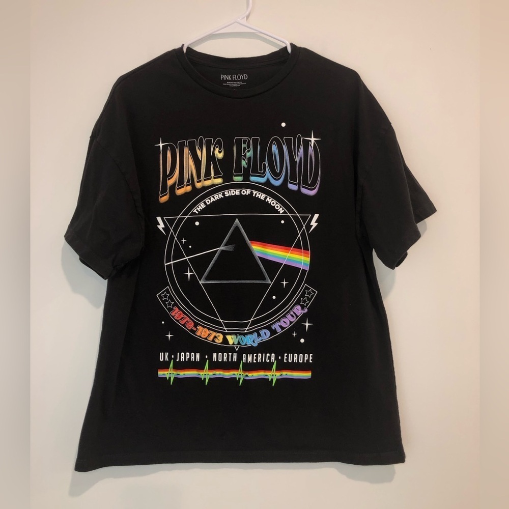 Pink Floyd Black Graphic Tee